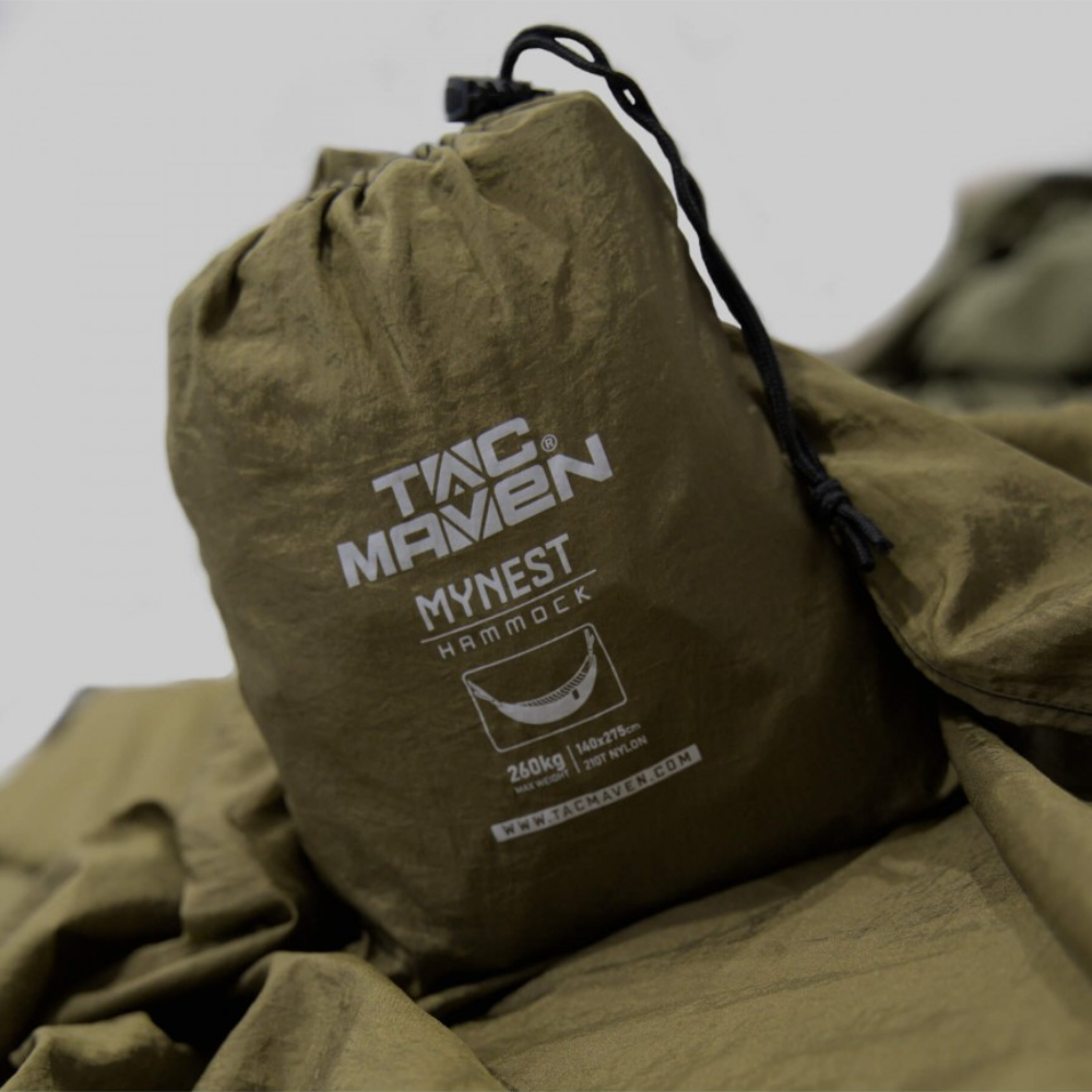 Amaca da campeggio TAC MAVEN Mynest, attrezzatura da esterno leggera in nylon da 260 kg