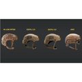 Earmor M11 ARC Adattatore per binario per casco Peltor Cuffie tattiche Set nero