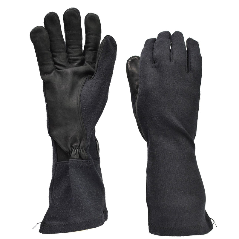 Germania originale Germania guanti lunghi Black Aramid Resistente al calore Overplus tattico