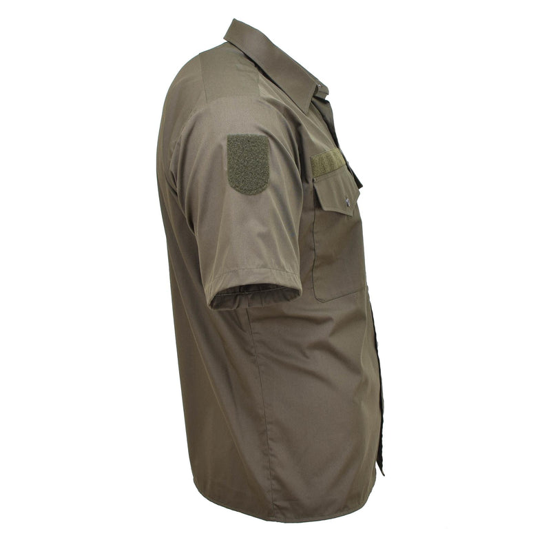 Shirt dell'esercito austriaco originale M65 Combatti leggeri a maniche corte Olive BDU Nuovo