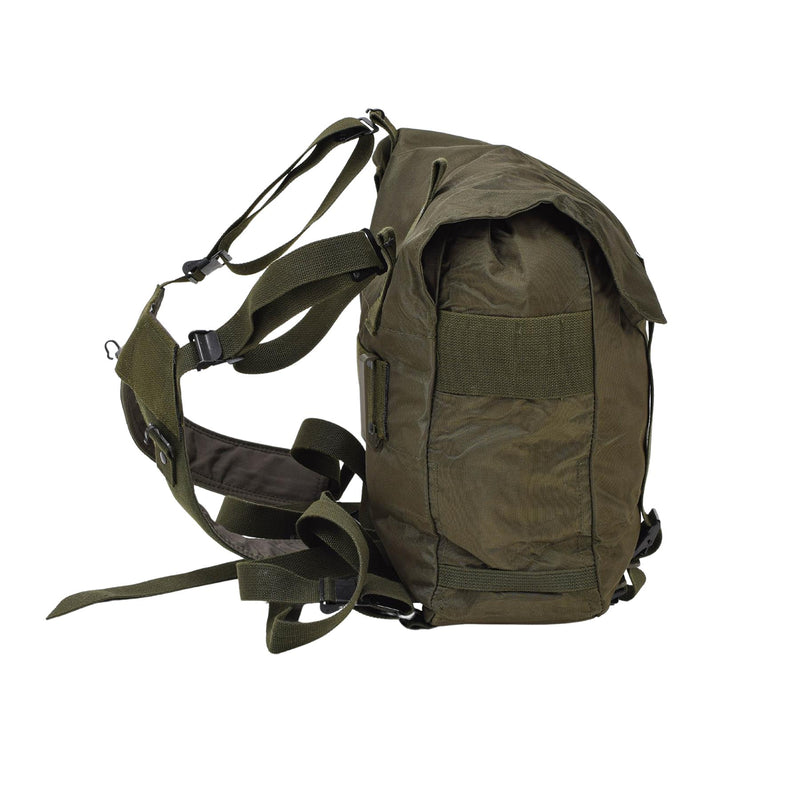 Borsa da campo tattico militare austriaco originale Oliva zaino rivestito in campeggio nuovo