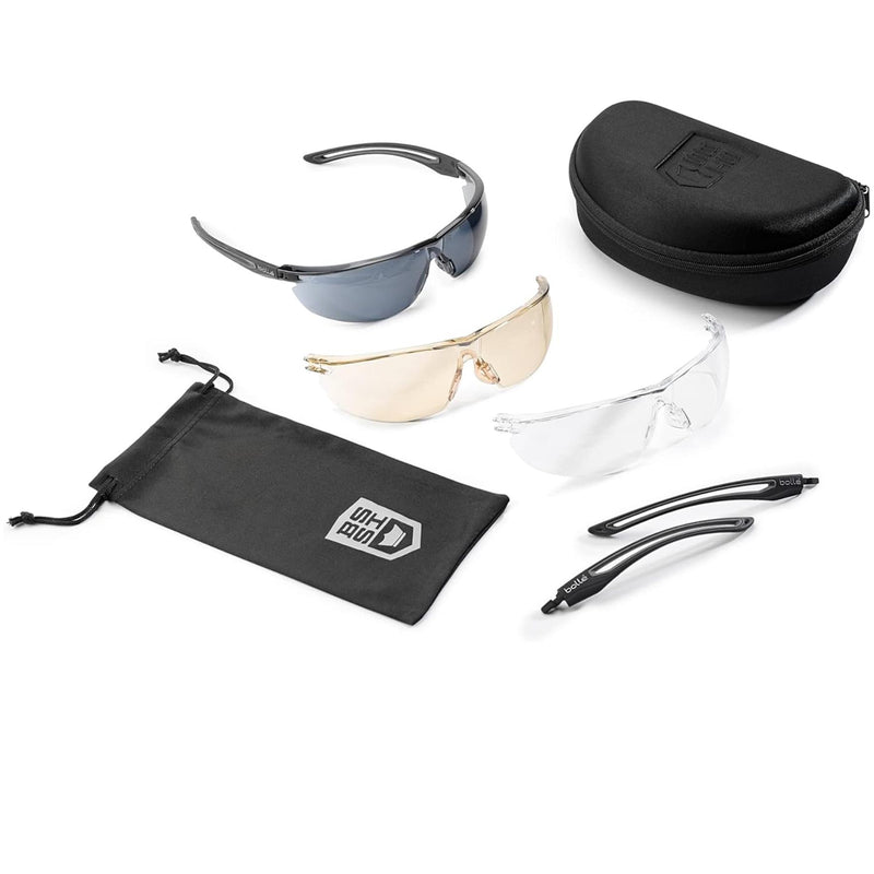 Bolle Ballistic Spectacles Gunfire 2.0 Goggles occhiali da sole in policarbonato senza bordo