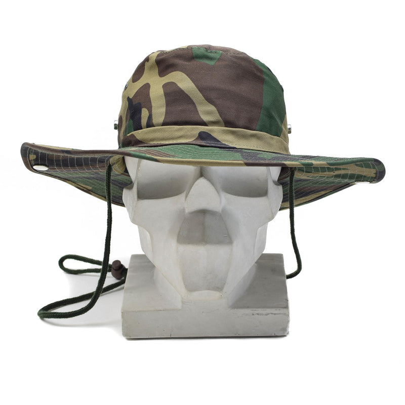 MFH Brand Bush Bush Style Hat Summer Panama Jungle Bucket Cap Woodland Nuovo