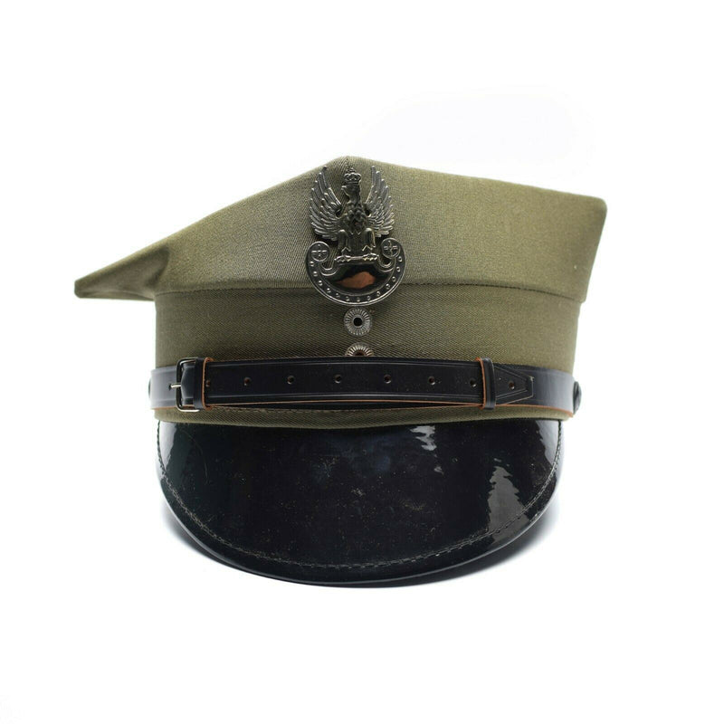 Genuino cappello militare polacco per cappello polacco L'esercito dell'esercito ha raggiunto il punteggio di Cap Olive Nuovo