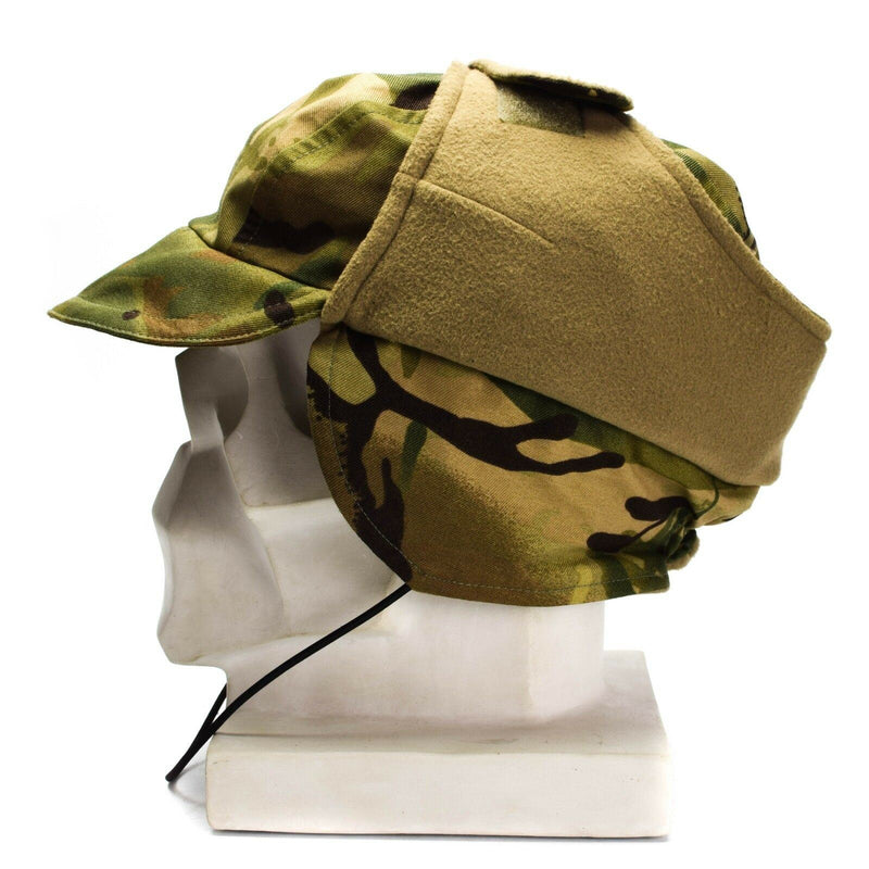 Autentico esercito britannico mtp camo impermeabile gore tex cappello foderato di cappello da freddo nuovo