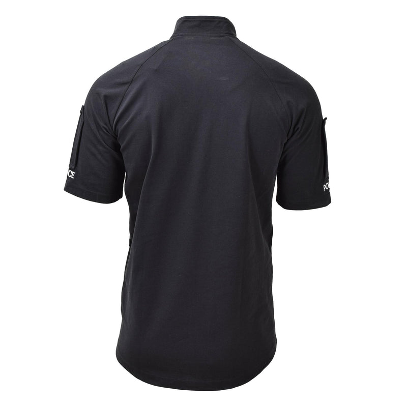T-shirt tattiche originali dell'esercito britannico manica corta zippato nuovo zippato