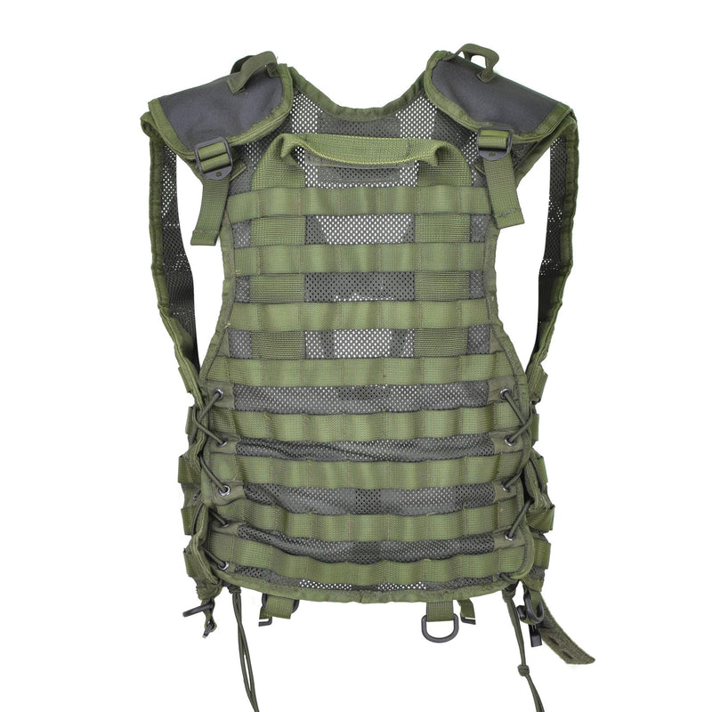 Matture militare olandese originale Solo combattimento tattico verde spalle rinforzate