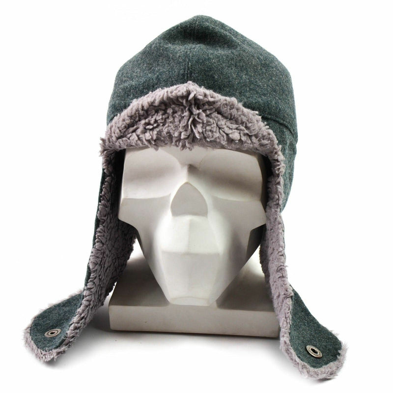 Originale Swiss Army Winter Cap inverno Swiss Military Grey Wool Weather Hat