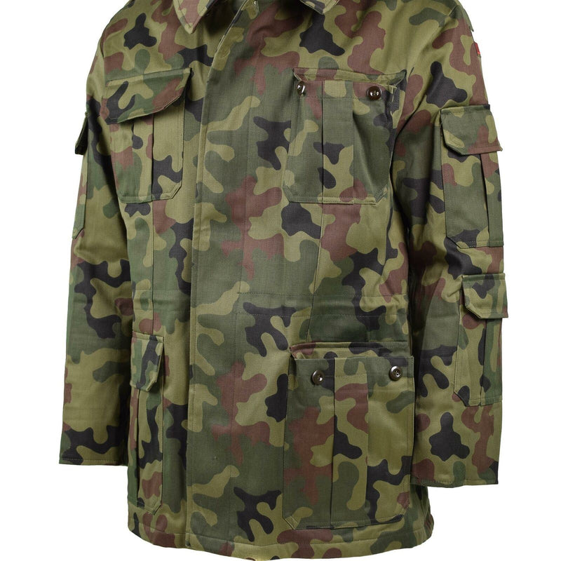 Arguino esercito polacco parka pantera camo camione militare combattimento bdu surplus nuovo