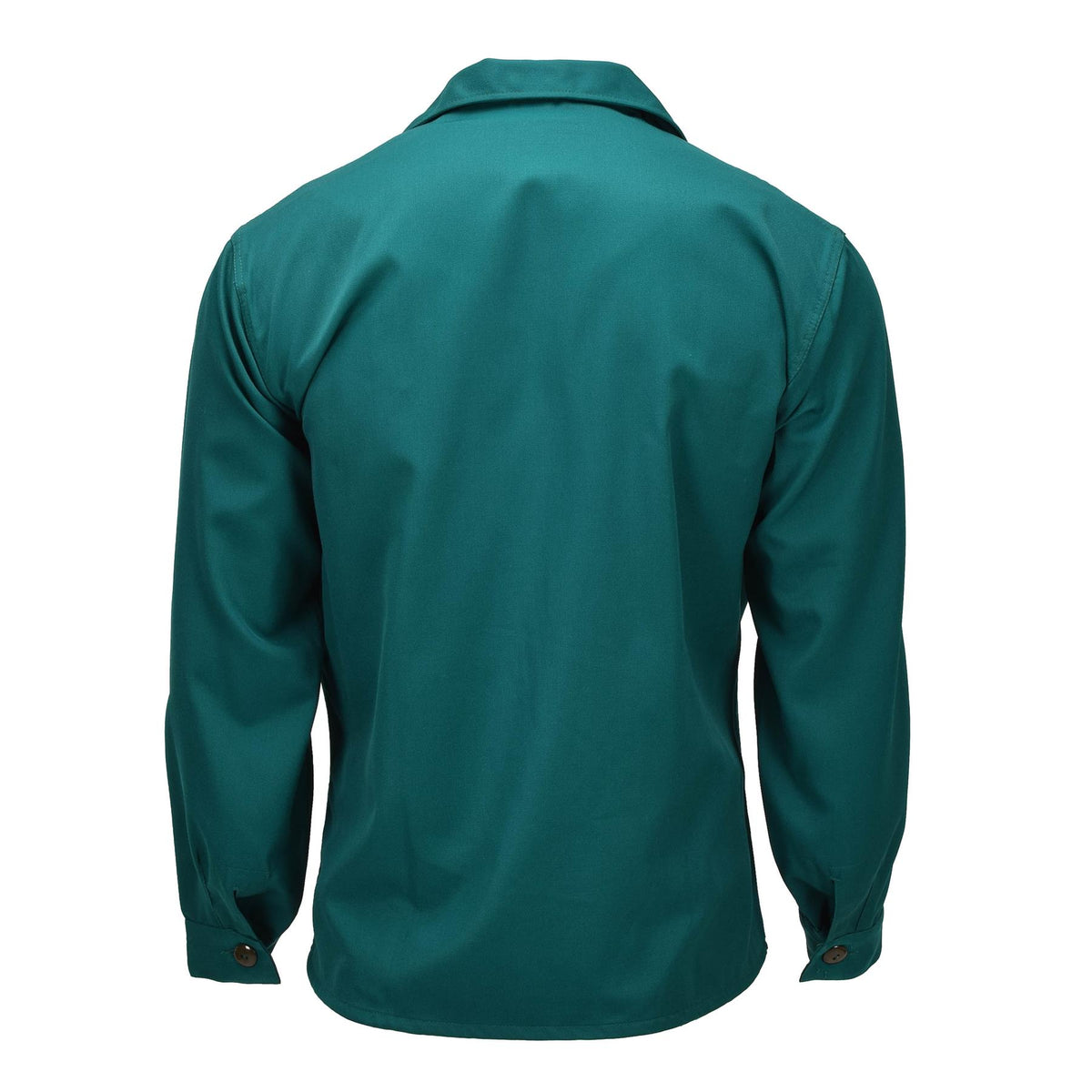 Camicia da campo originale militare austriaca tipo 75 a maniche lunghe da lavoro verde