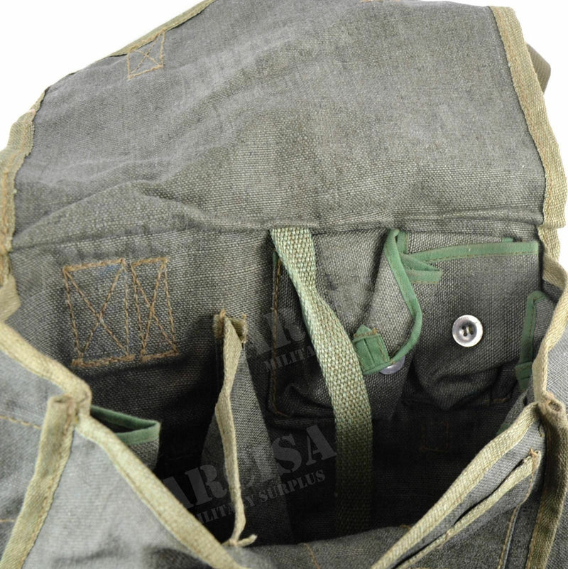 Original Polece Army Haversack Canvas Bashcraft Bushcraft sacca per sacca a tracolla
