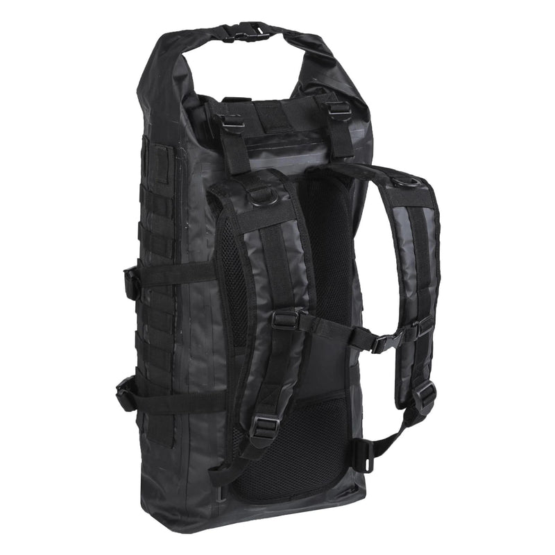 Sigillo mil-tec con zaino tattico a secco zaino rotaino impermeack 35l nero
