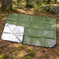 Telo di emergenza MFH 210 x 150 cm Telo da campeggio rivestito in alluminio OD verde