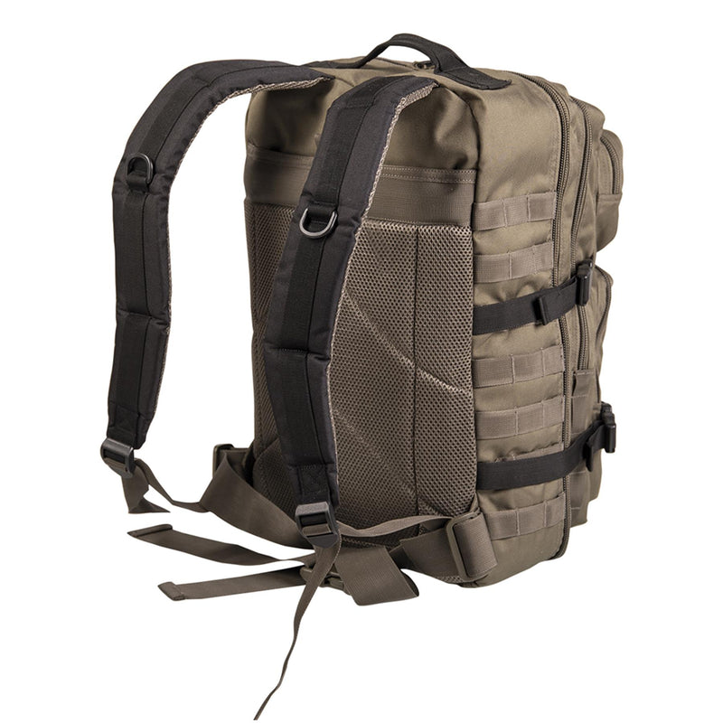 Mil-Tec U.S. Assault Ranger Backpack Olive Black 20L Trekking Daypack