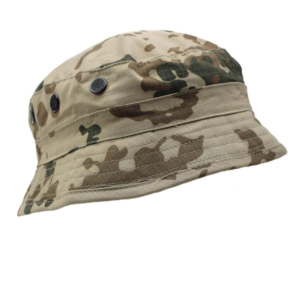 Tacgear Brand German Army Style German Boonie Hat Desert Flecktran Camo Ripstop