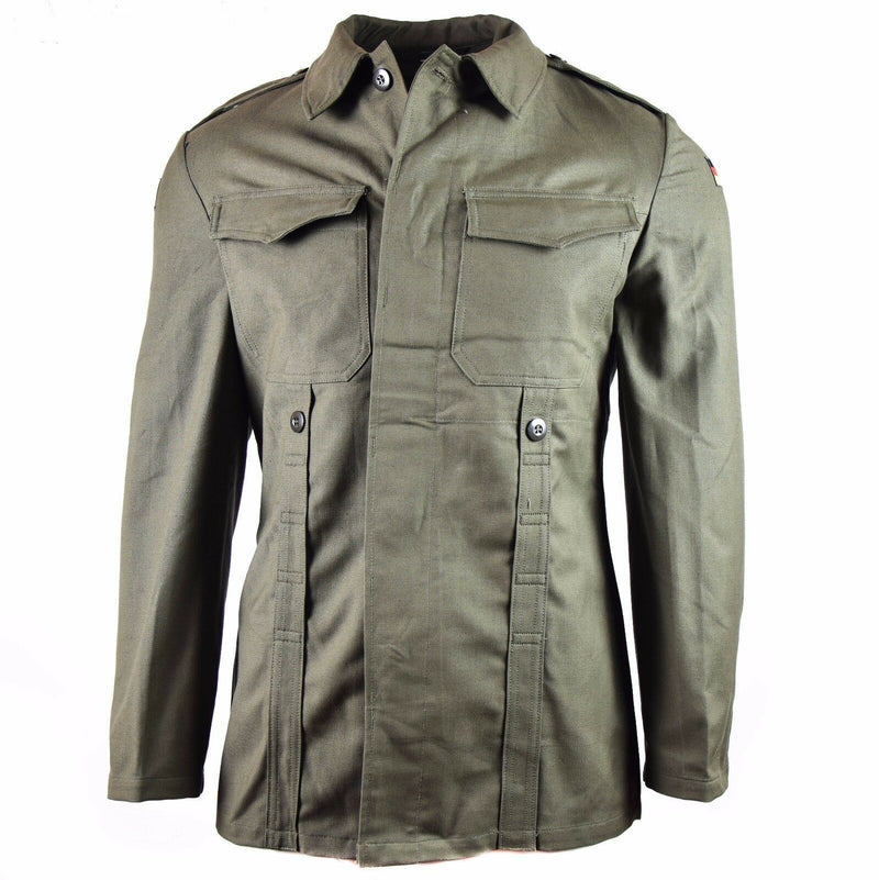 Giacca moleskin dell'esercito tedesco originale. Giacca Drab Olive Vintage BW Army Field