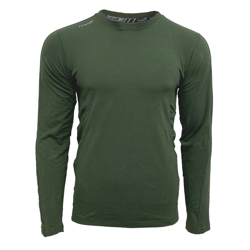 Texar wear ha indossato la biancheria da base di base a base di campo a maniche lunghe