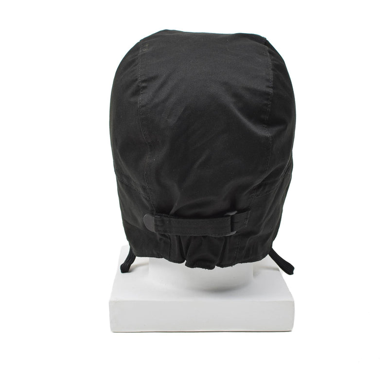 Cappello da cappello da cappello a ranger paracadutisti olandesi originale Brampe a bordo in surplus nero.