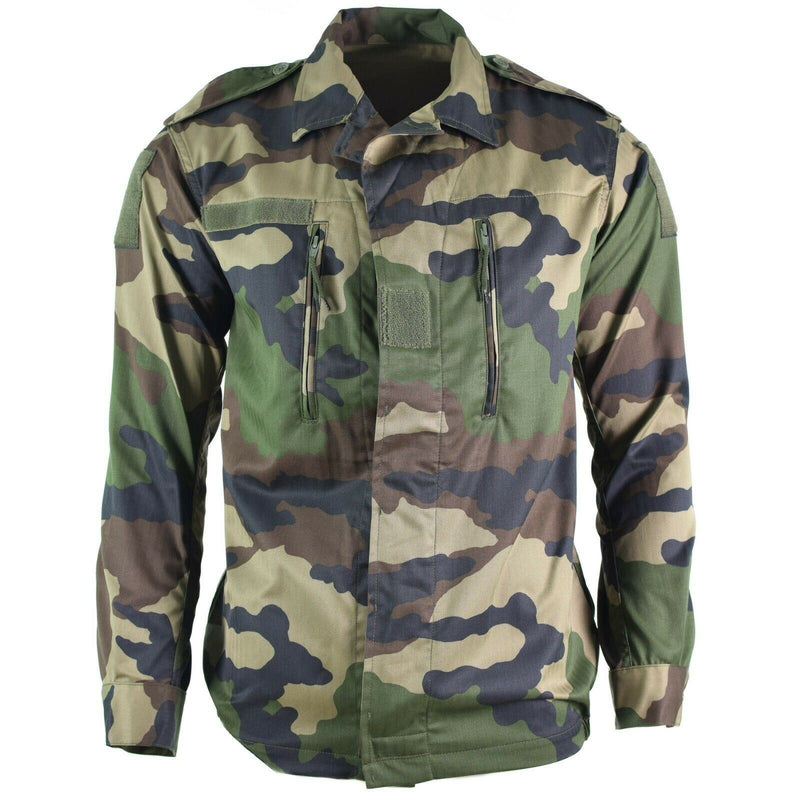 Autentico esercito francese f2 giacca da combattimento affaticamento ce cime.