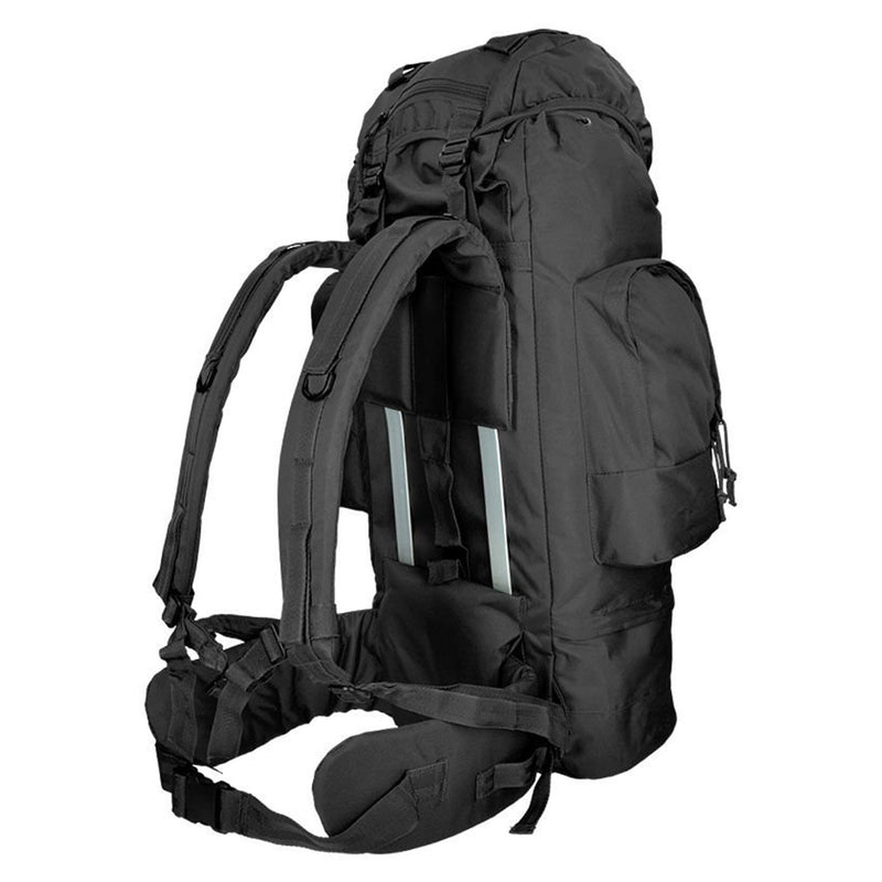 Mil-Tec Ranger Tactical Backpack Treking Trekking Daypack 75L Black Borse