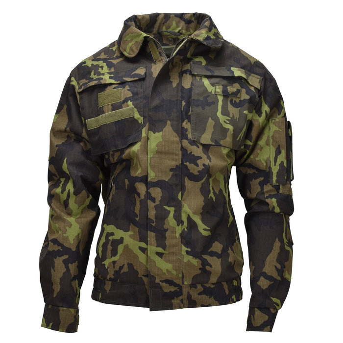 Giacca da campo militare originale ceca in policotone VZ95 mimetico