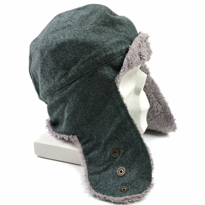Originale Swiss Army Winter Cap inverno Swiss Military Grey Wool Weather Hat