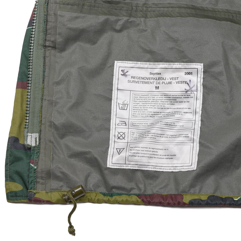 Giacca impermeabile militare belga originale CAMOUFFAGE SEYNTEX HIMPOAT