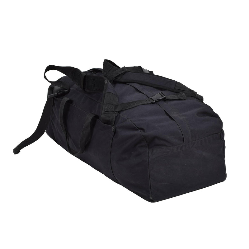 Originale Dutch Military Duffle Sports Awear Borse da viaggio Rack Packpack Black