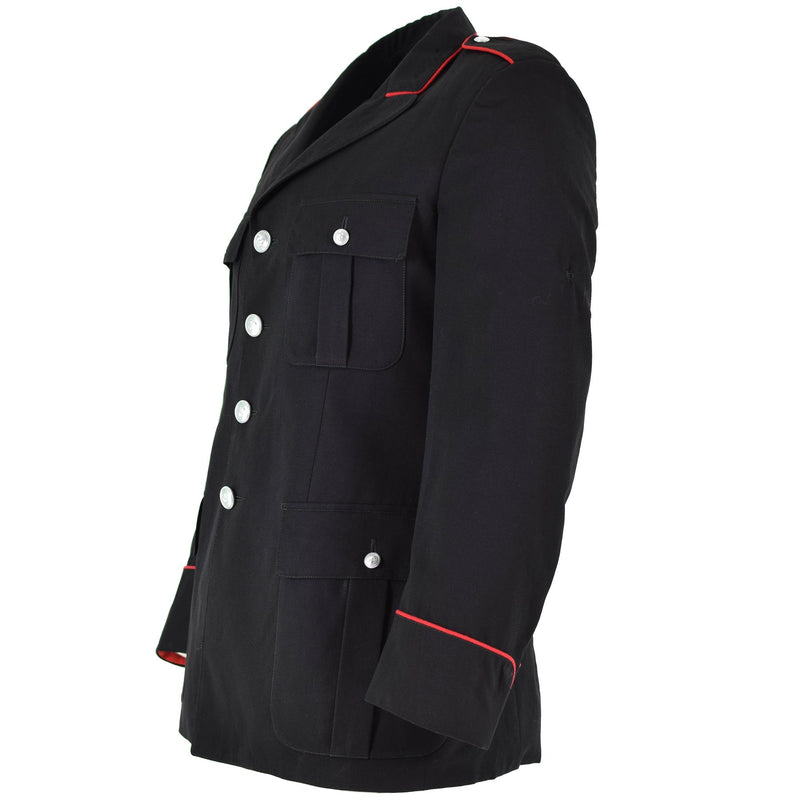 Originale ufficiale ufficiale della giacca di polizia militare italiana uniforme nera formale