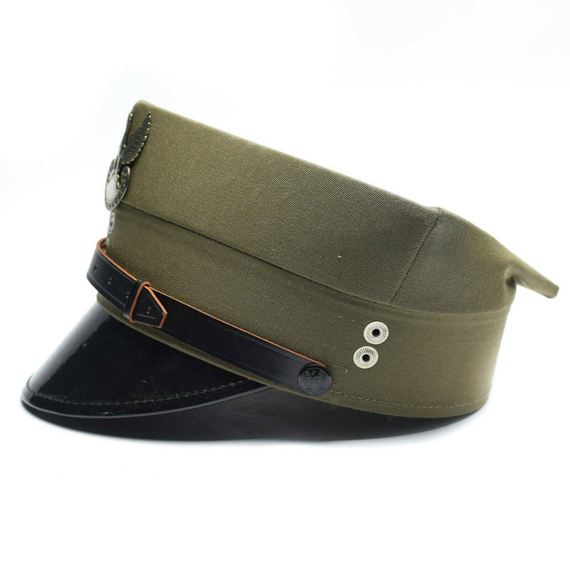 Genuino cappello militare polacco per cappello polacco L'esercito dell'esercito ha raggiunto il punteggio di Cap Olive Nuovo