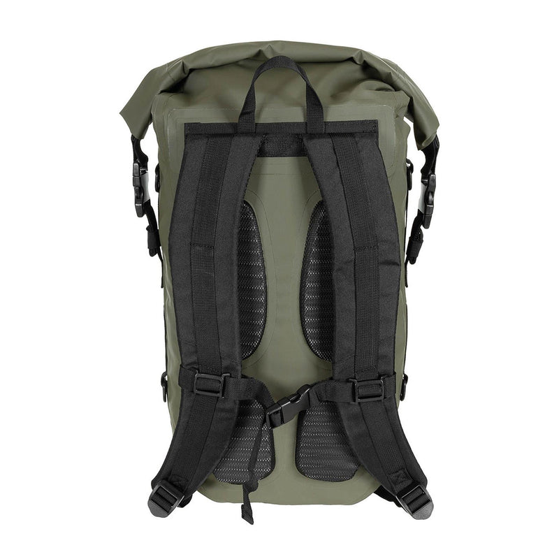 MFH Military Olive Dry Borse Pvc Backpack escursionistico impermeabile MOLLE NUOVO