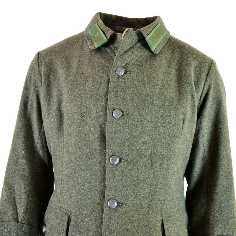 Guida vera elimina della WWII Vintage Swedish Army Wool Unifort Grey