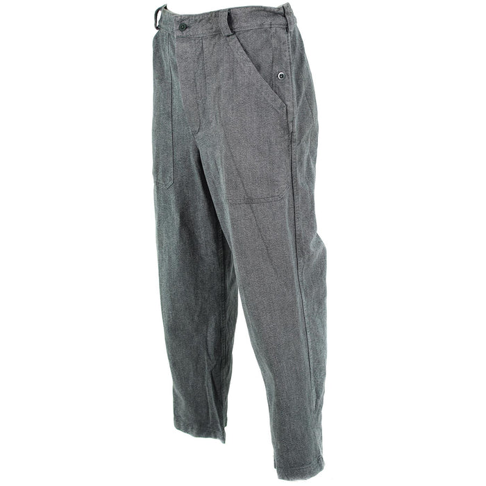 Pantaloni da lavoro in denim autentico dell'esercito svizzero pantaloni grigi abbigliamento da lavoro militare - GoMilitar