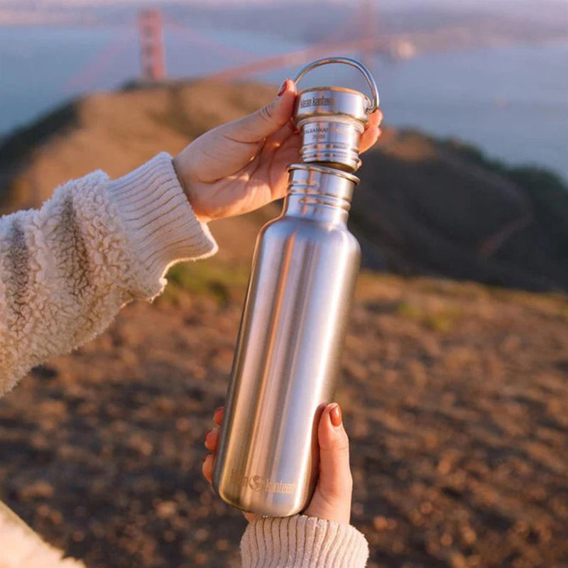 Klean Kanteen Optimus in acciaio inossidabile bottiglia d'acqua da 800 ml di idratazione da trekking