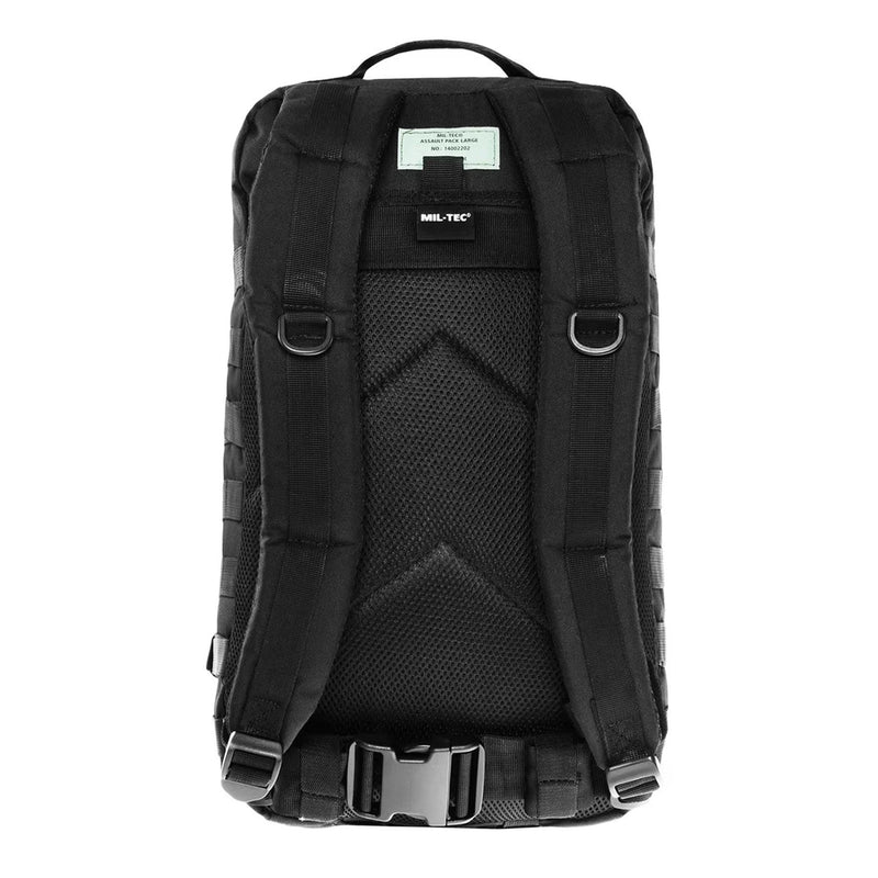 MIL-TEC U.S. ASSALT 36L Backpack Trekking Trekking Hescuking Outdoor Daypack nero