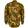 Camicia da combattimento M90 originale dell'esercito rumeno con tasche sul petto mimetica foglia esterna