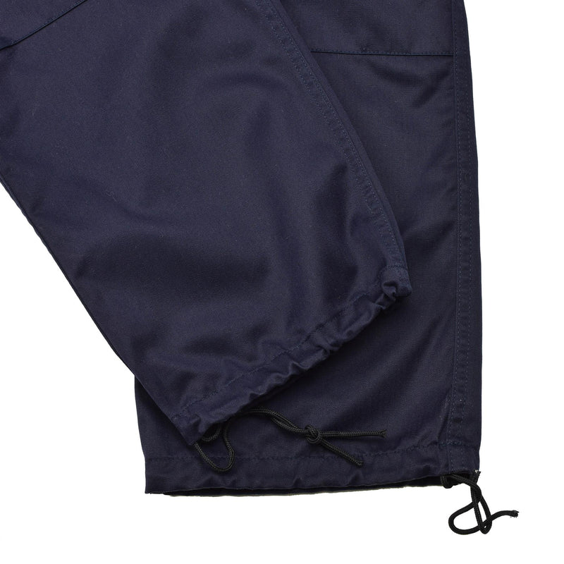 Pantaloni di polizia militare francese originali Modello F1 con pantaloni da lavoro a cintura regolabile