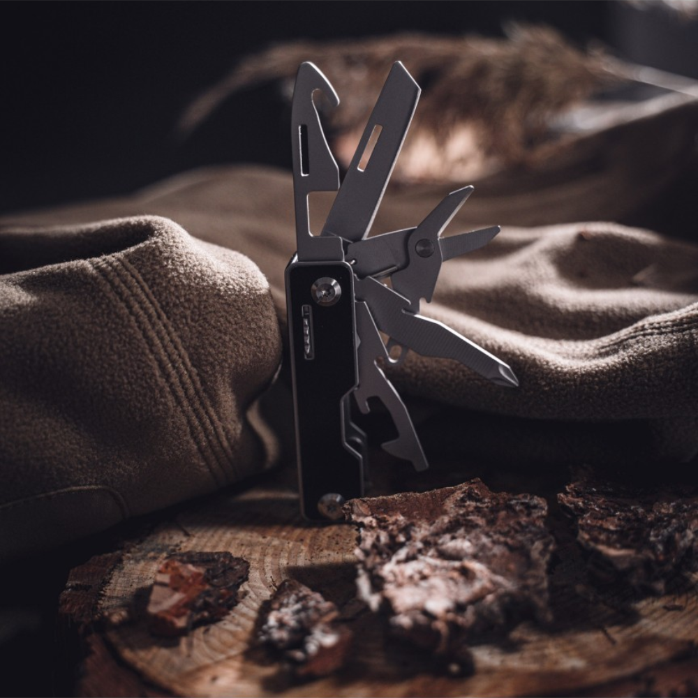 Coltello multifunzione TAC MAVEN Dagmar 420 Steel Outdoor Pocket Tool Nero