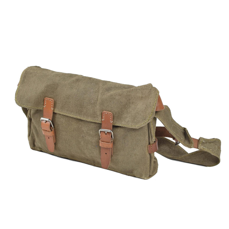 Stume da spalla militare ceca originale Calcolo di pelle di utility cingili vintage