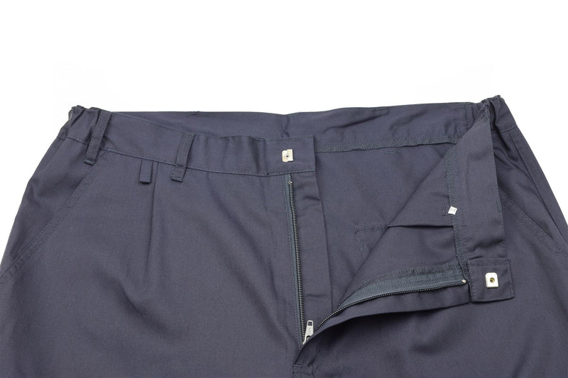 Pantaloni da lavoro blu britannici autentici pantaloni da carico in eccesso in blister nuovo