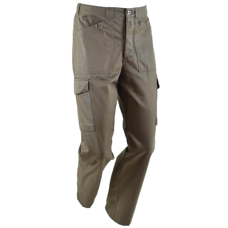 Pantaloni dell'esercito austriaco originali BDU Combat Field Tropps Cantaloni OD Tipo 75 NUOVO