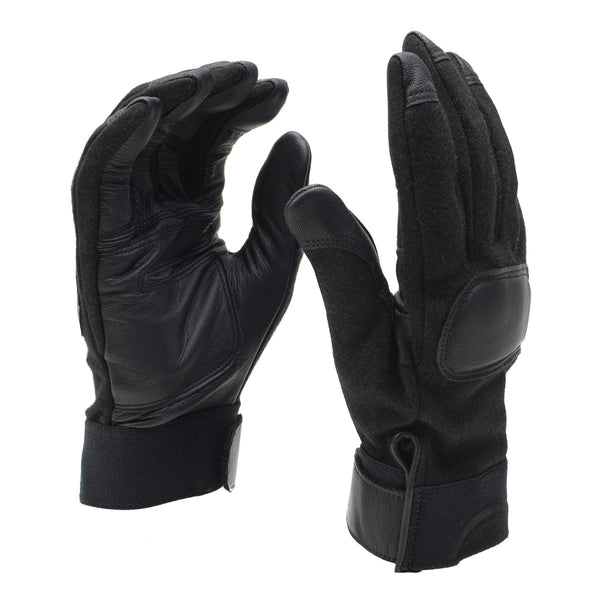 Original Dutch Army Tactical Combat guanti Palme in pelle Protezione da nocche Nuovo