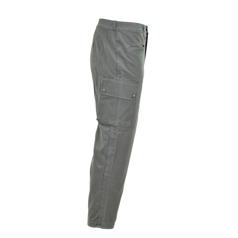 Serviri aerei militari francesi veri pantaloni di lavoro rinforzato grigio pantaloni cargo