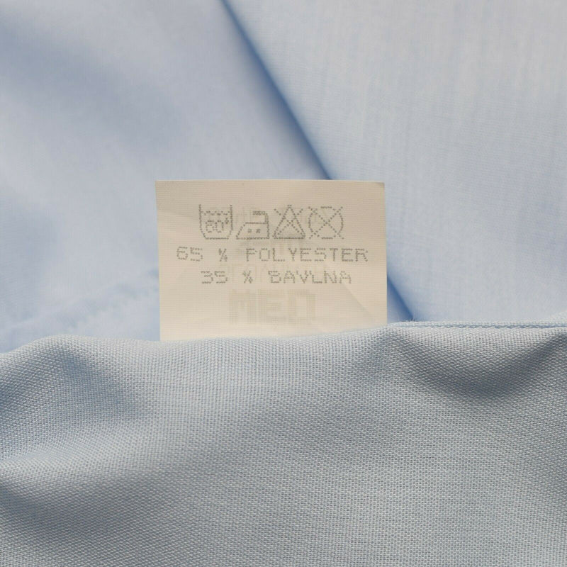 Autentica camicia dell'esercito slovacco militare bdu blu maniche corte nuove