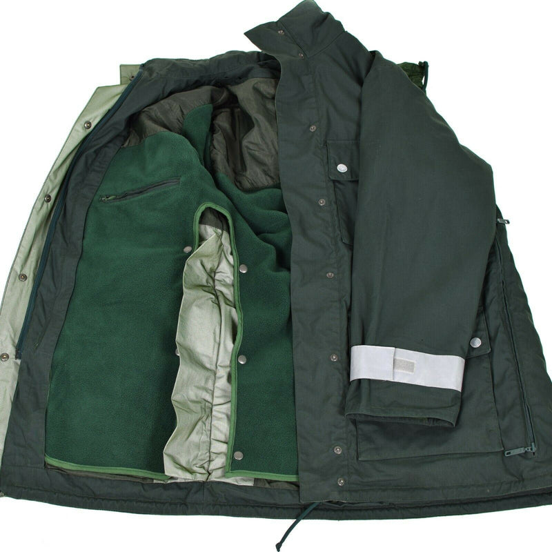Guida di polizia tedesca autentica Goretex verde impermeabile BGS Parka Border Guard