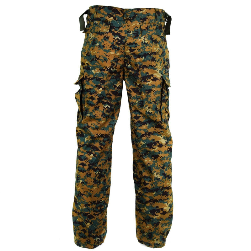 Guine Guinee Bissau Pantaloni dell'esercito RIPSTOP Digital Savana Camo Problema militare nuovo