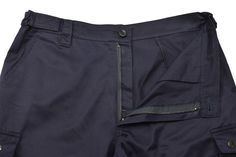 Pantaloni di polizia militare francese originali Modello F1 con pantaloni da lavoro a cintura regolabile
