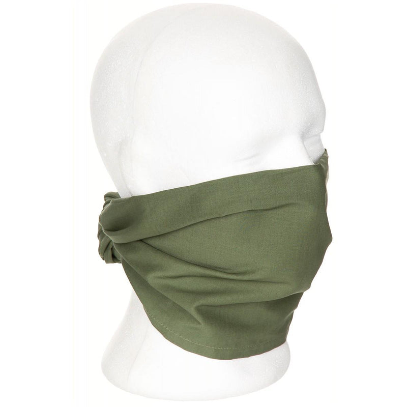 Autentico Desert British Desert Scarf Green Bandana Headwrap 105x40cm 41 "x16" Nuovo