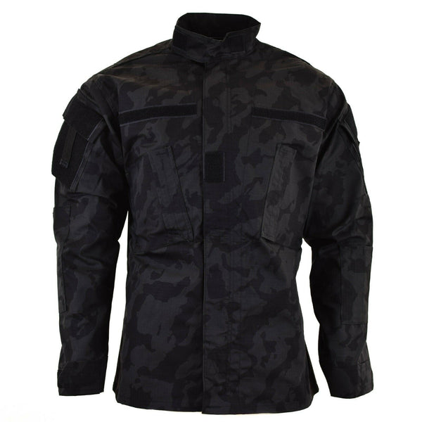 Giacca da combattimento in stile militare dell'esercito di marca ACU Ripstop Night Camo Uniforme