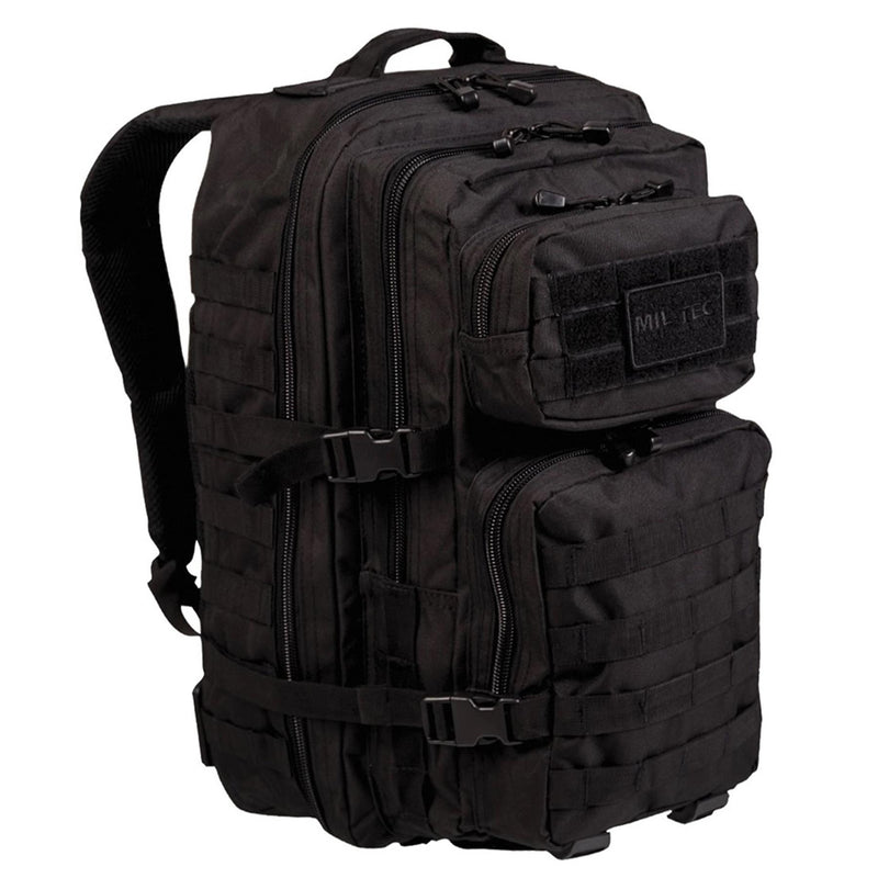 MIL-TEC U.S. ASSALT 36L Backpack Trekking Trekking Hescuking Outdoor Daypack nero